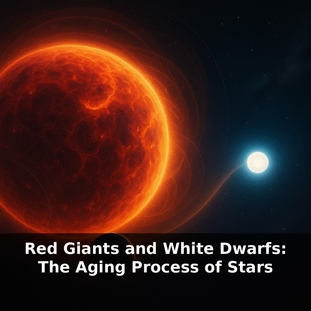 Red Giants and White Dwarfs: The Aging Process of Stars