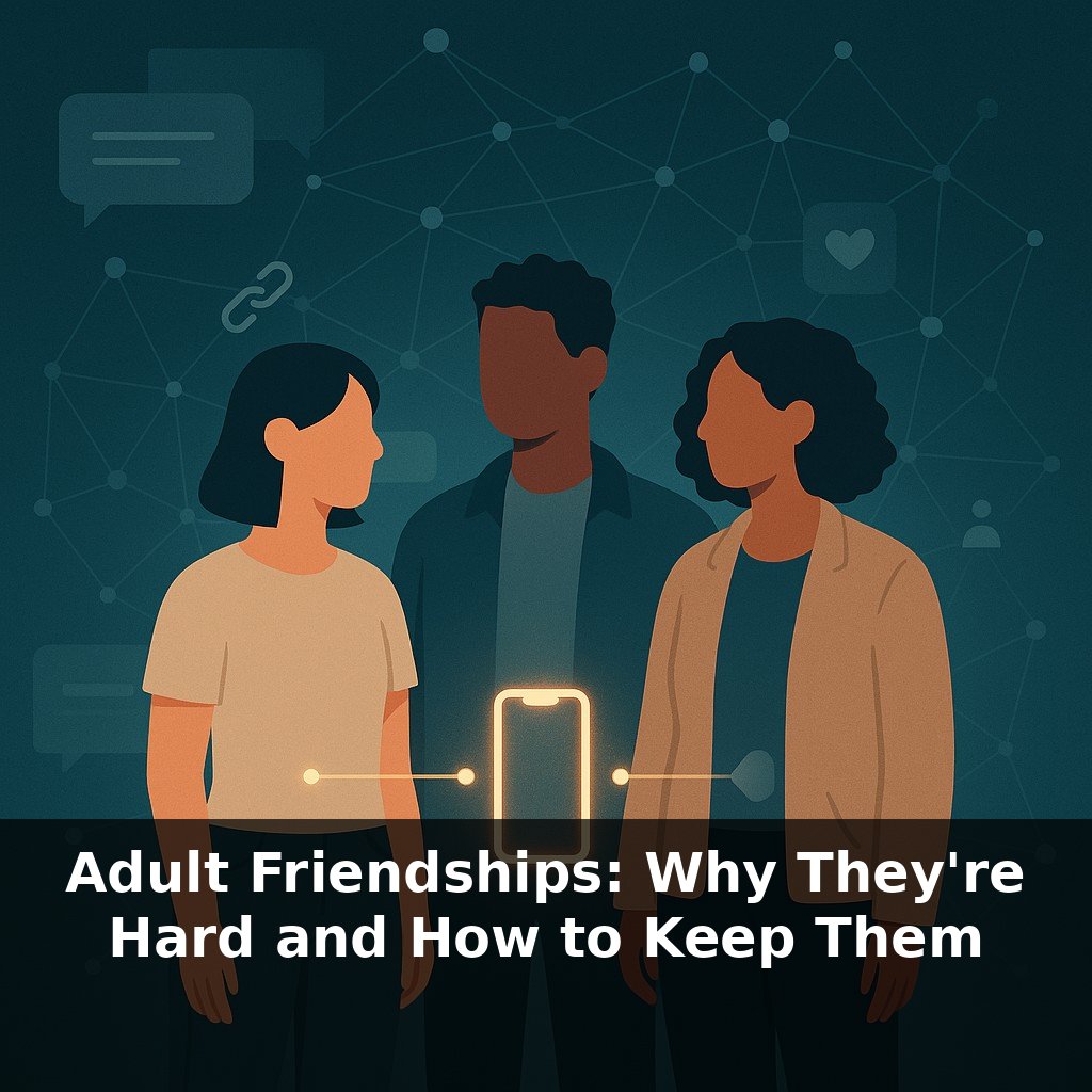 Adult Friendships: Why They're Hard and How to Keep Them