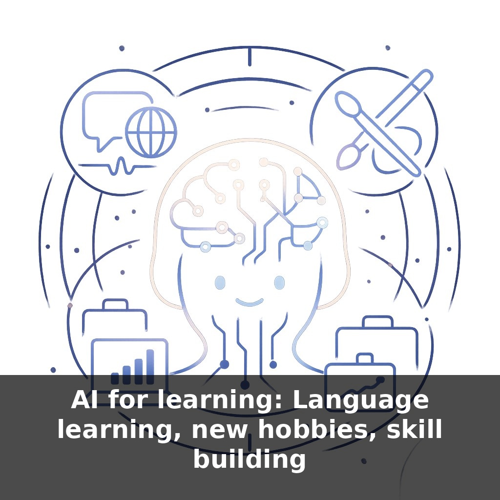AI for learning: Language learning, new hobbies, skill building