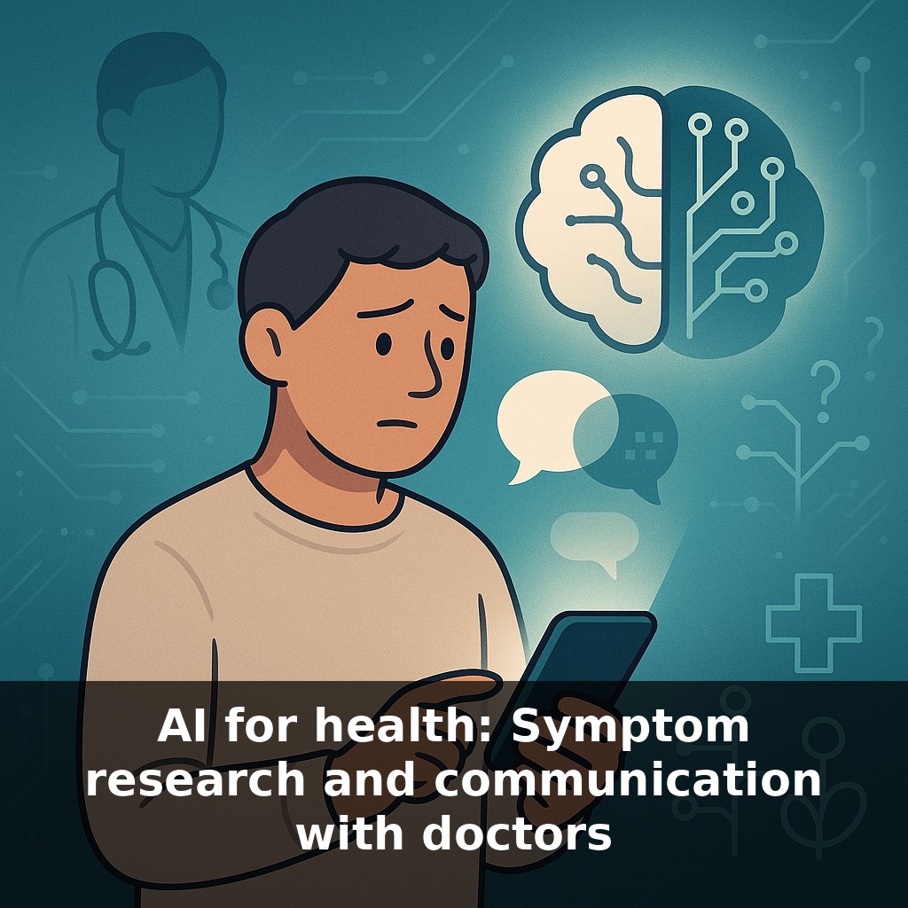 AI for health: Symptom research and communication with doctors