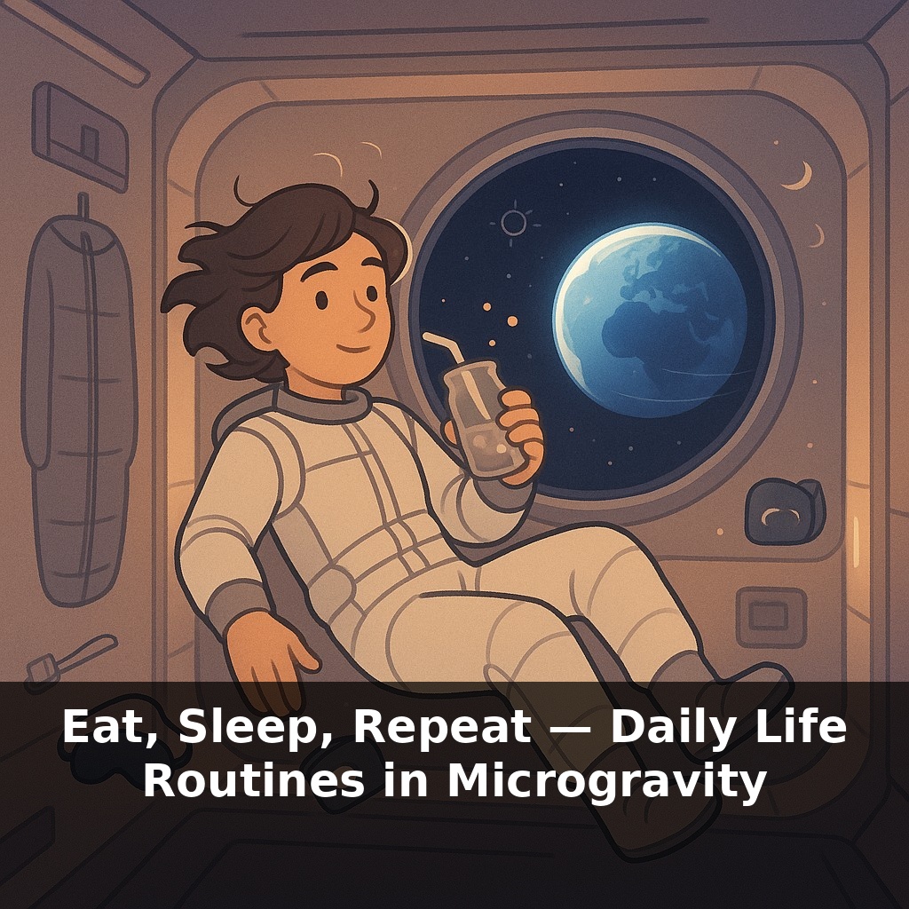 Eat, Sleep, Repeat — Daily Life Routines in Microgravity