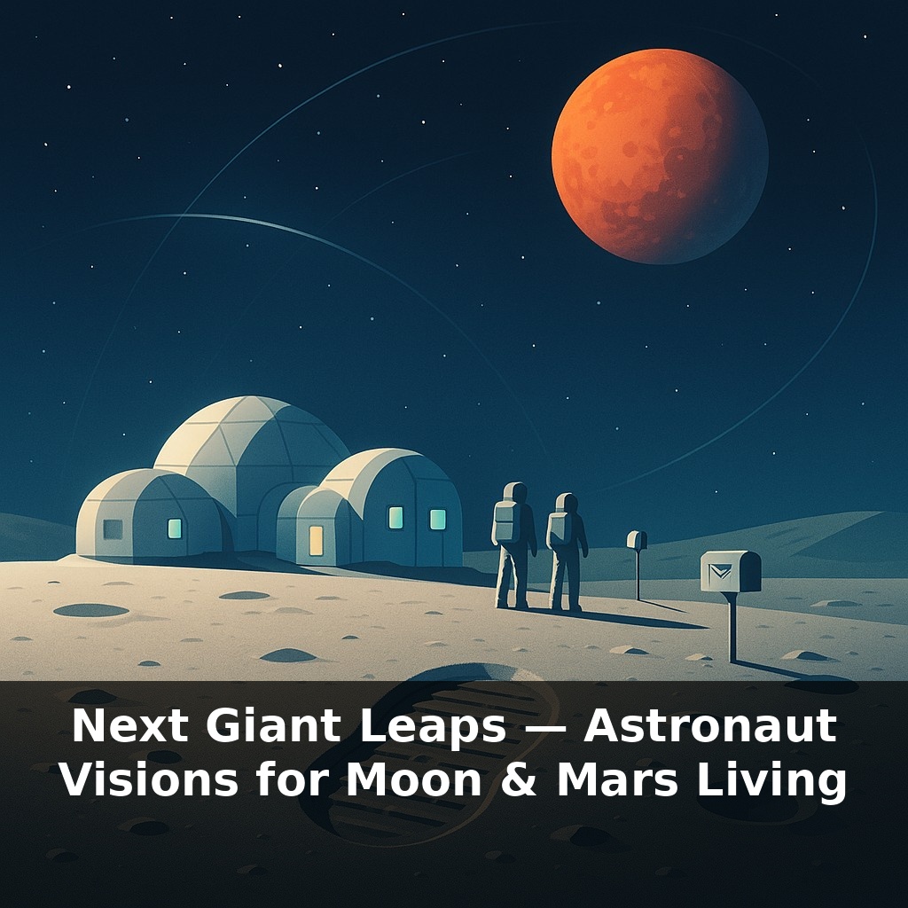 Next Giant Leaps — Astronaut Visions for Moon & Mars Living