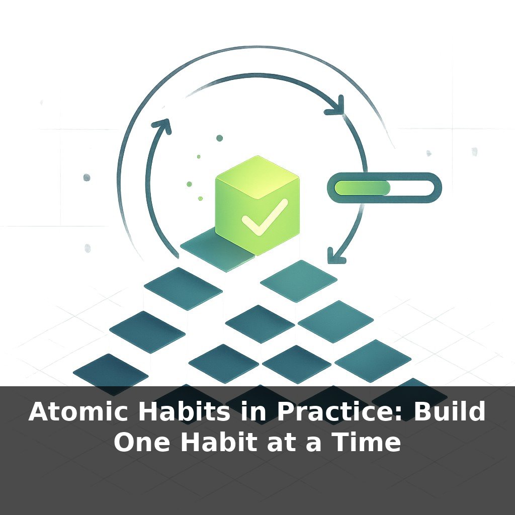 Atomic Habits in Practice: Build One Habit at a Time