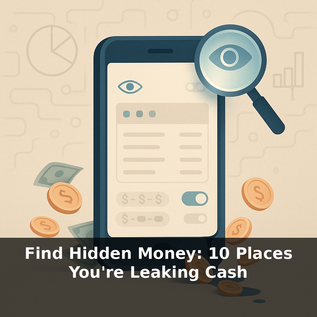 Find Hidden Money: 10 Places You're Leaking Cash