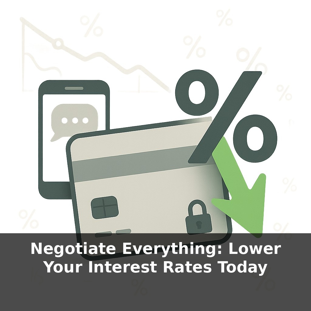 Negotiate Everything: Lower Your Interest Rates Today