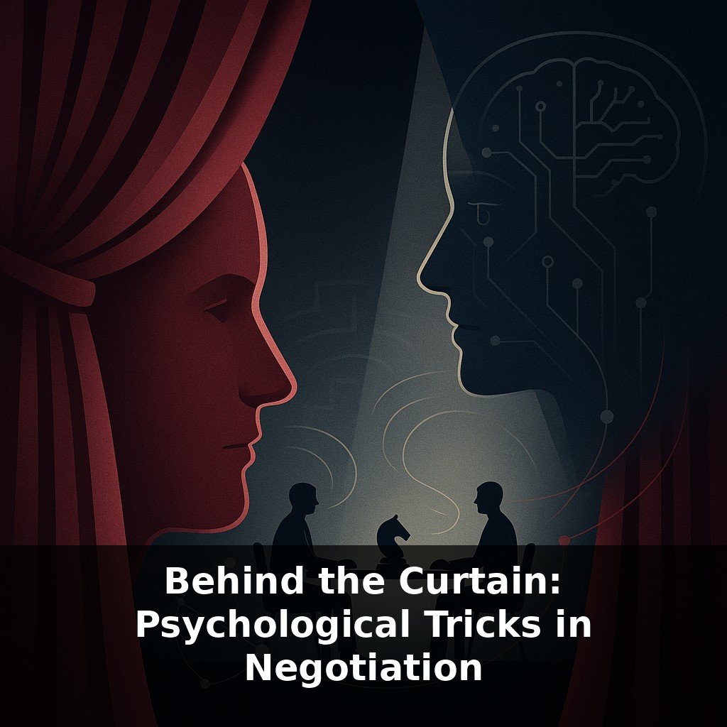 Behind the Curtain: Psychological Tricks in Negotiation