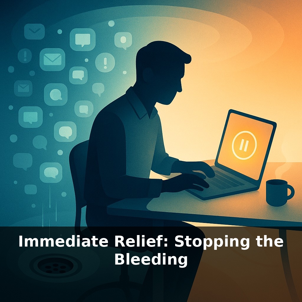 Immediate Relief: Stopping the Bleeding