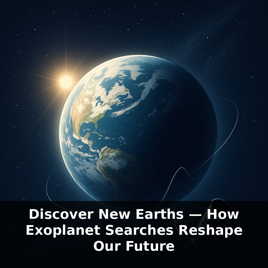 Discover New Earths — How Exoplanet Searches Reshape Our Future