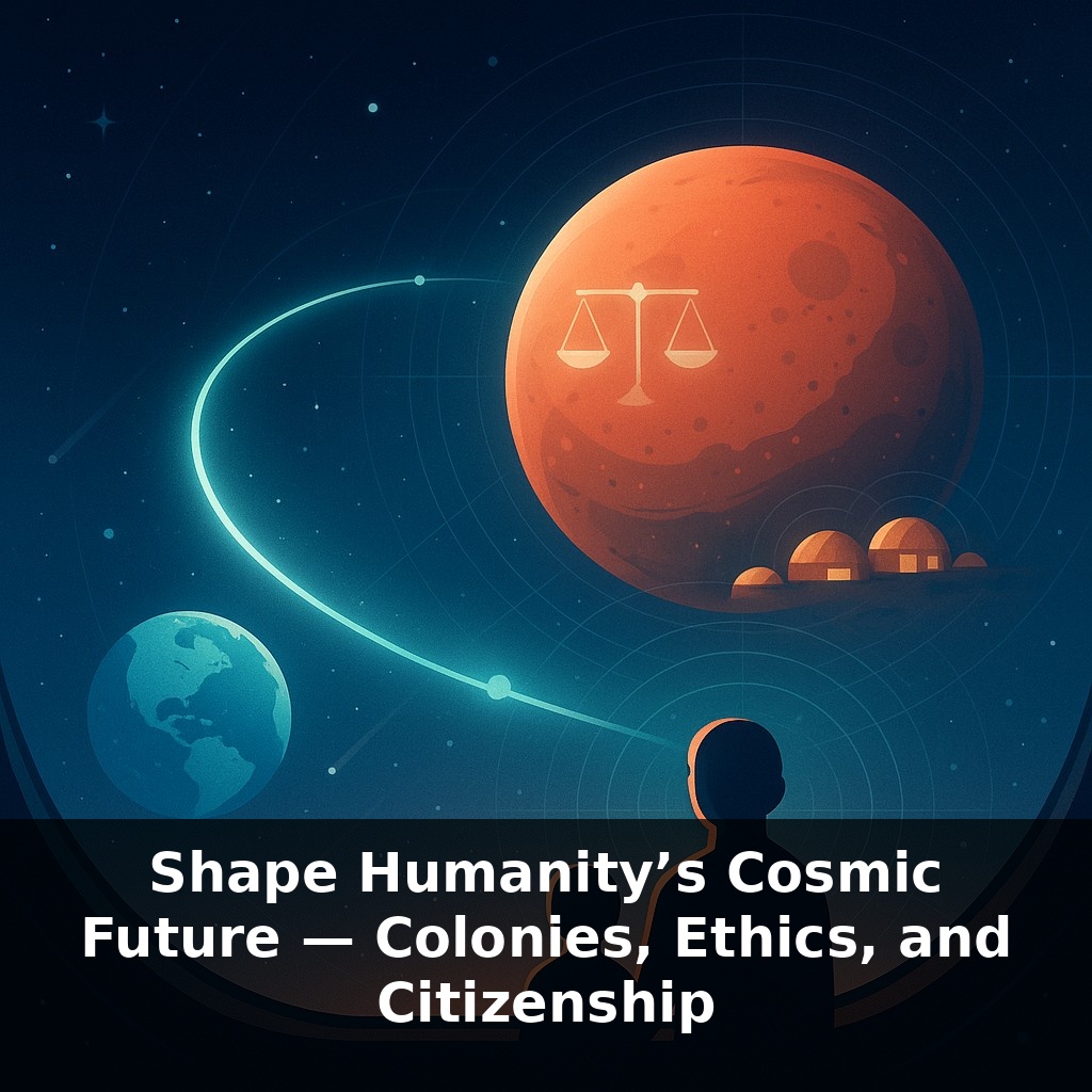 Shape Humanity’s Cosmic Future — Colonies, Ethics, and Citizenship