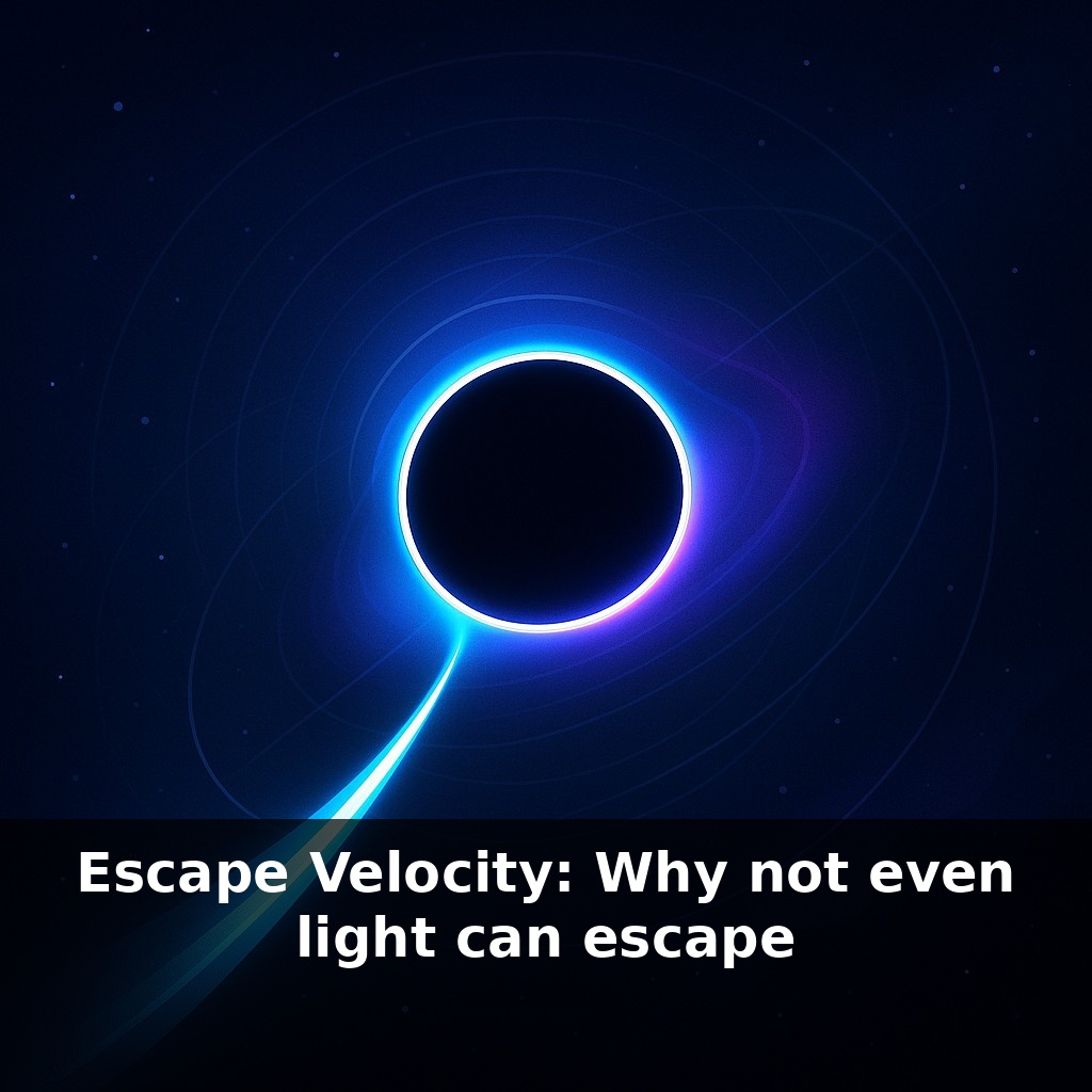 Escape Velocity: Why not even light can escape