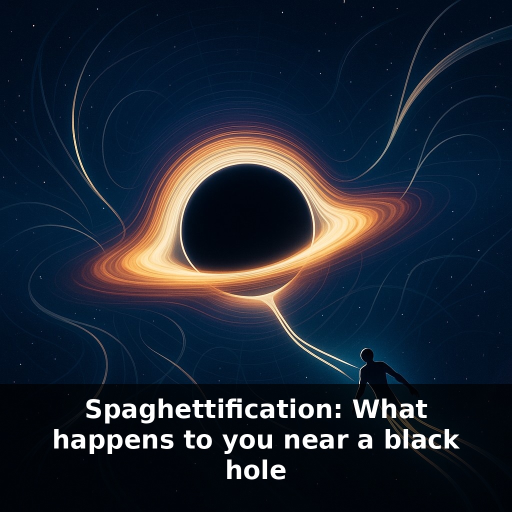 Spaghettification: What happens to you near a black hole