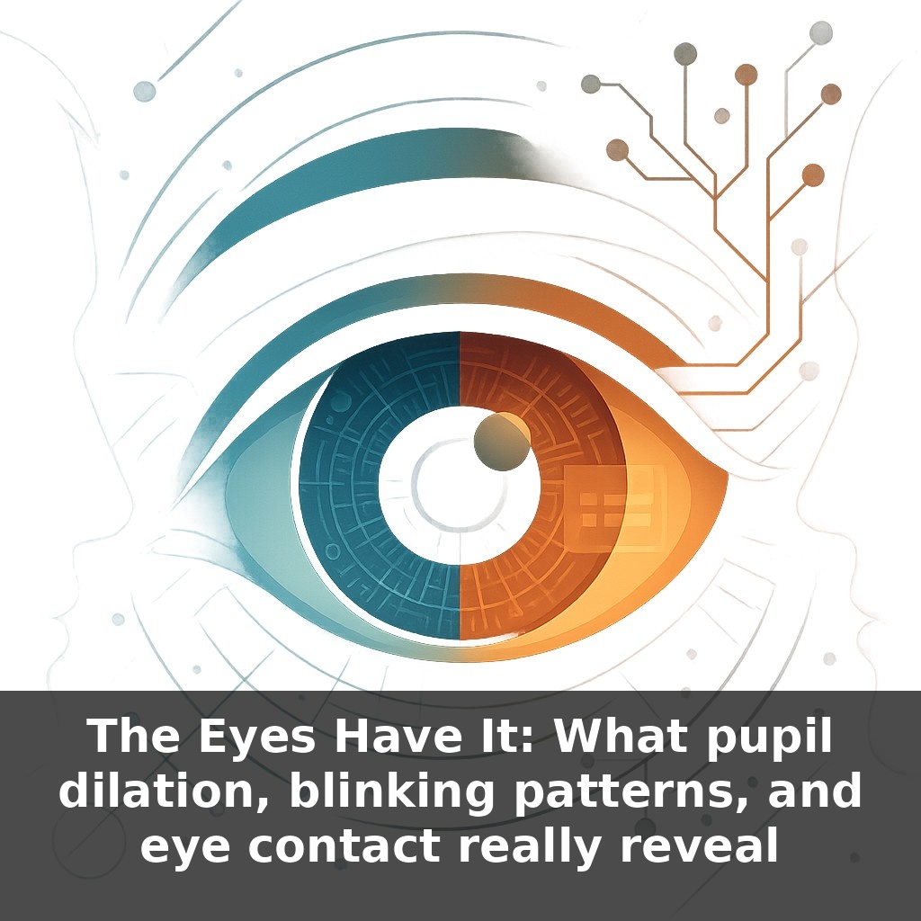 The Eyes Have It: What pupil dilation, blinking patterns, and eye contact really reveal