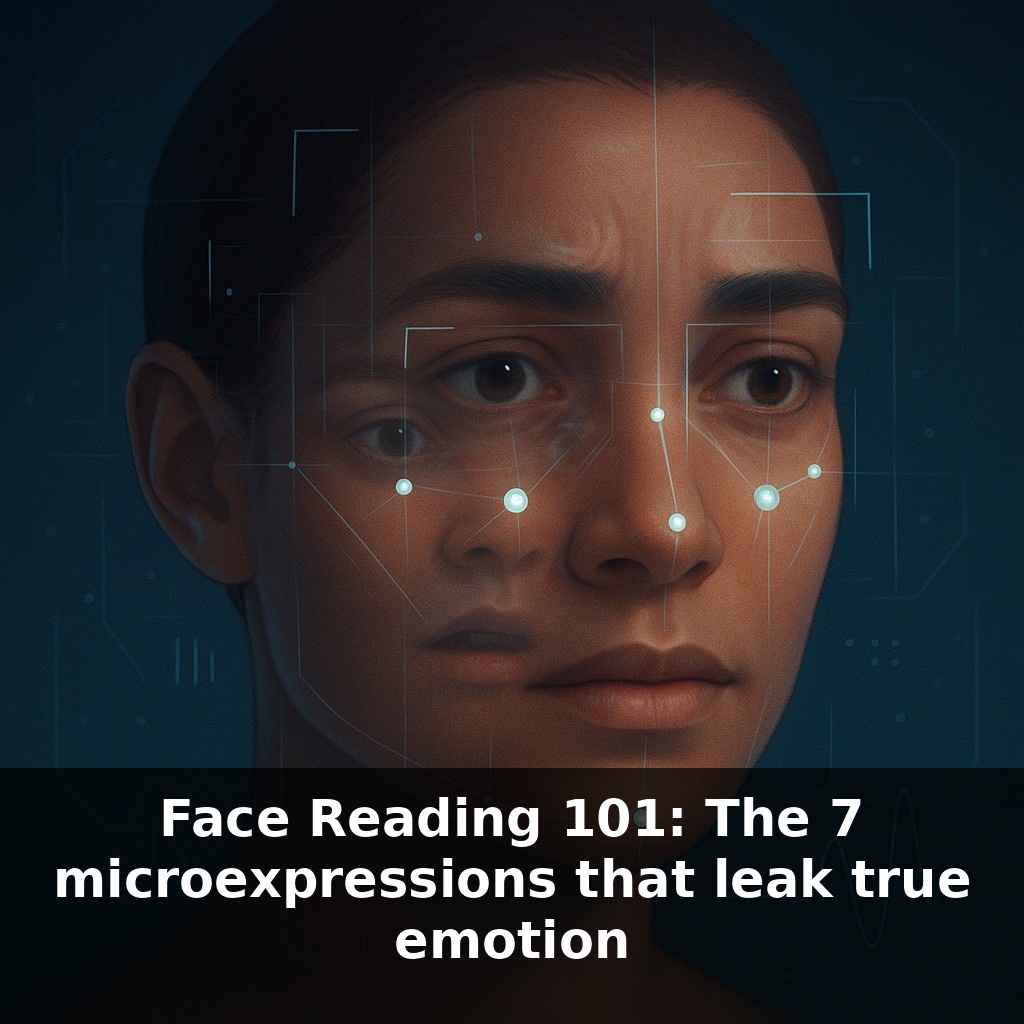 Face Reading 101: The 7 microexpressions that leak true emotion