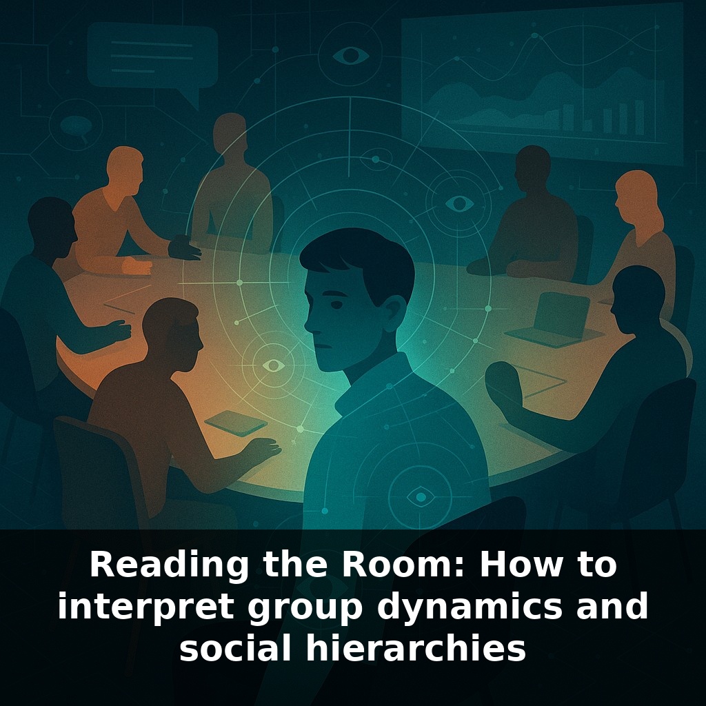 Reading the Room: How to interpret group dynamics and social hierarchies