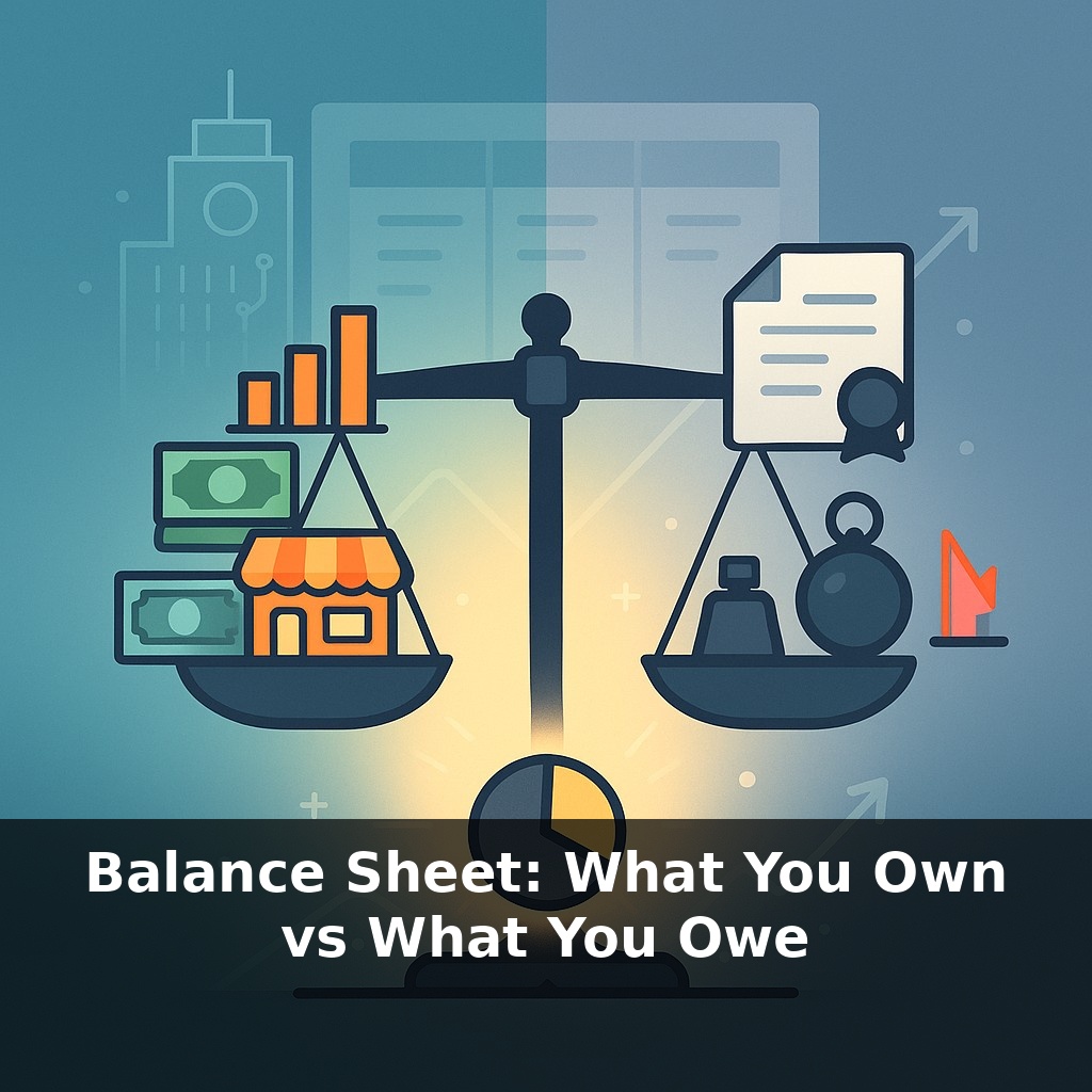 Balance Sheet: What You Own vs What You Owe