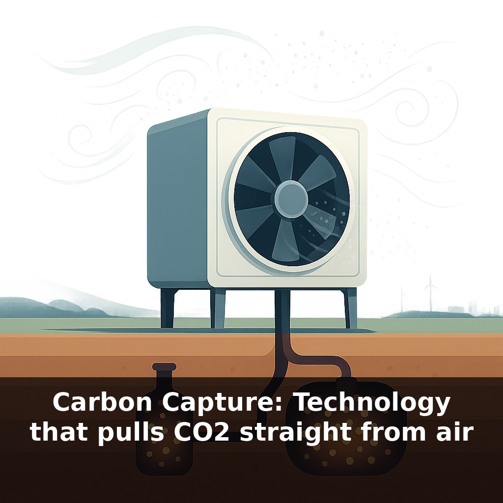 Carbon Capture: Technology that pulls CO2 straight from air