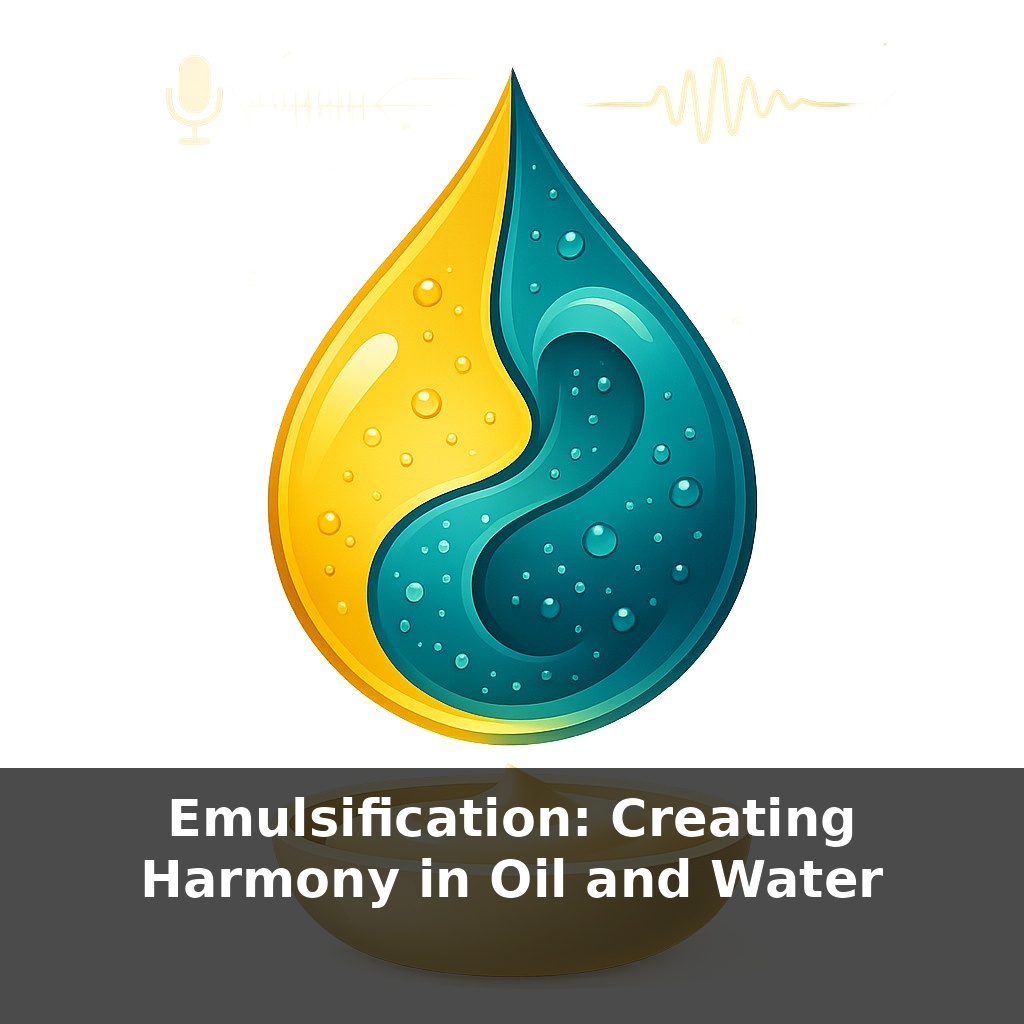 Emulsification: Creating Harmony in Oil and Water