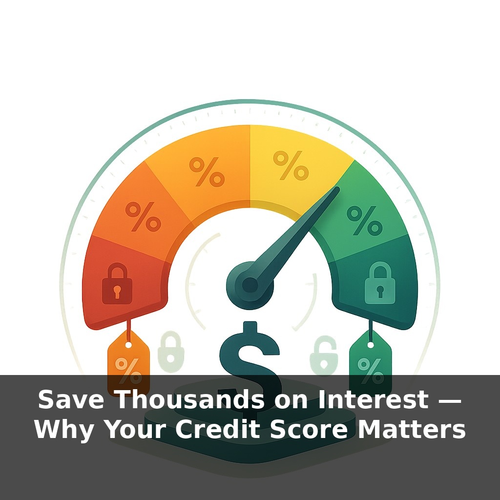 Save Thousands on Interest — Why Your Credit Score Matters