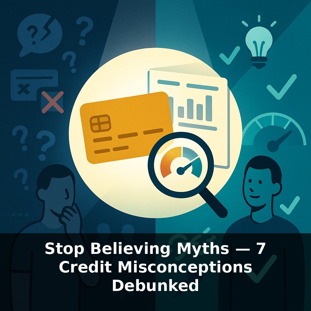 Stop Believing Myths — 7 Credit Misconceptions Debunked