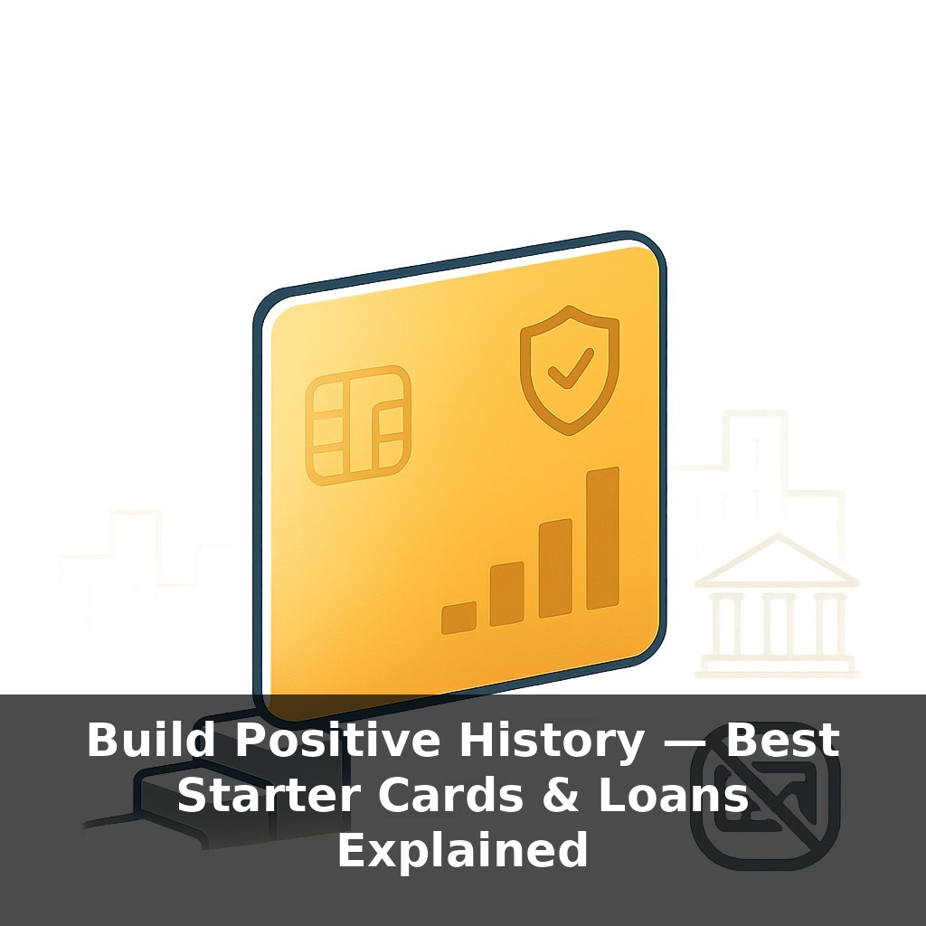 Build Positive History — Best Starter Cards & Loans Explained