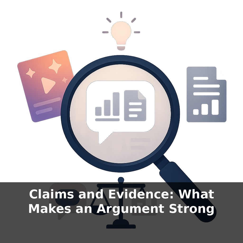 Claims and Evidence: What Makes an Argument Strong