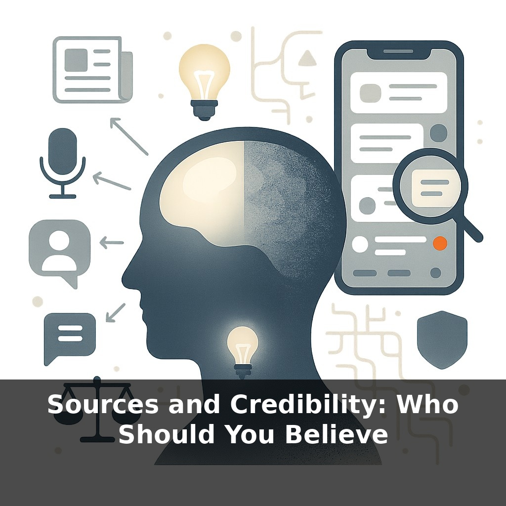 Sources and Credibility: Who Should You Believe