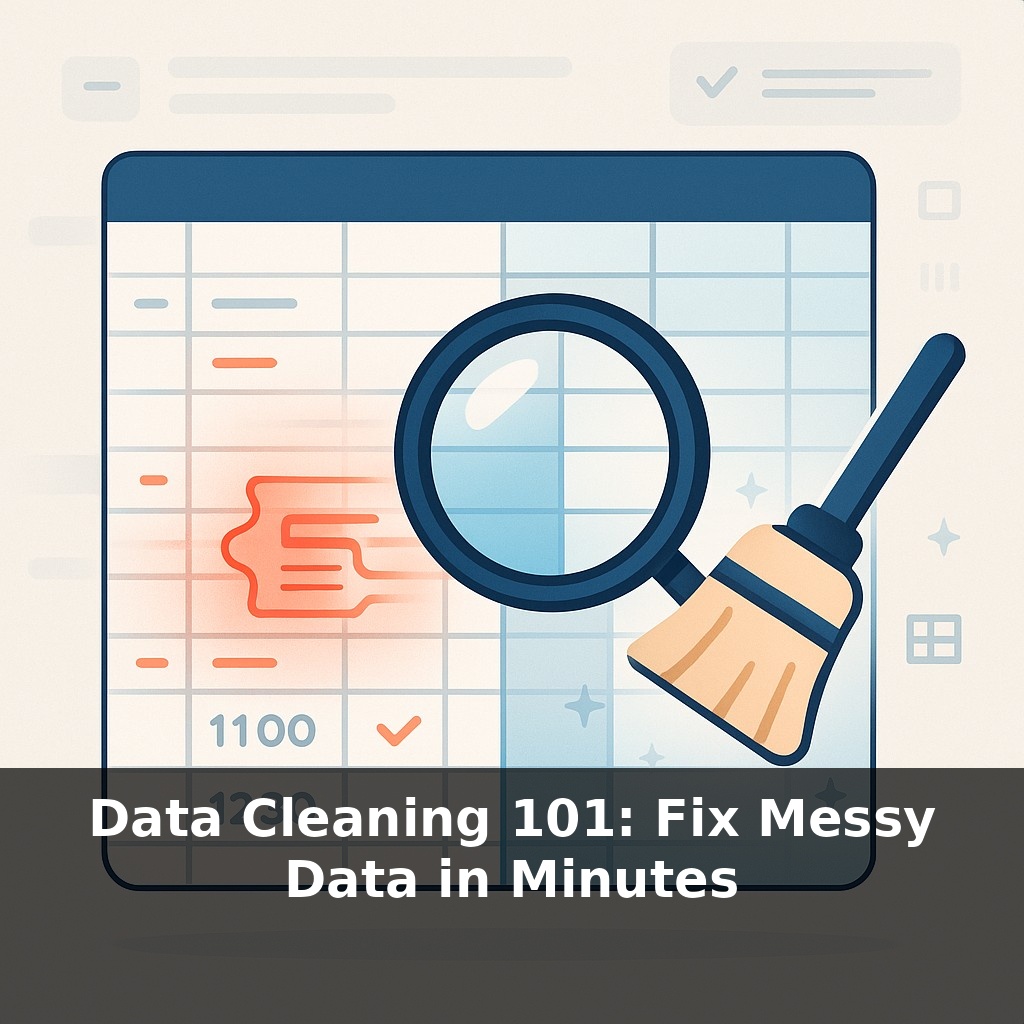 Data Cleaning 101: Fix Messy Data in Minutes