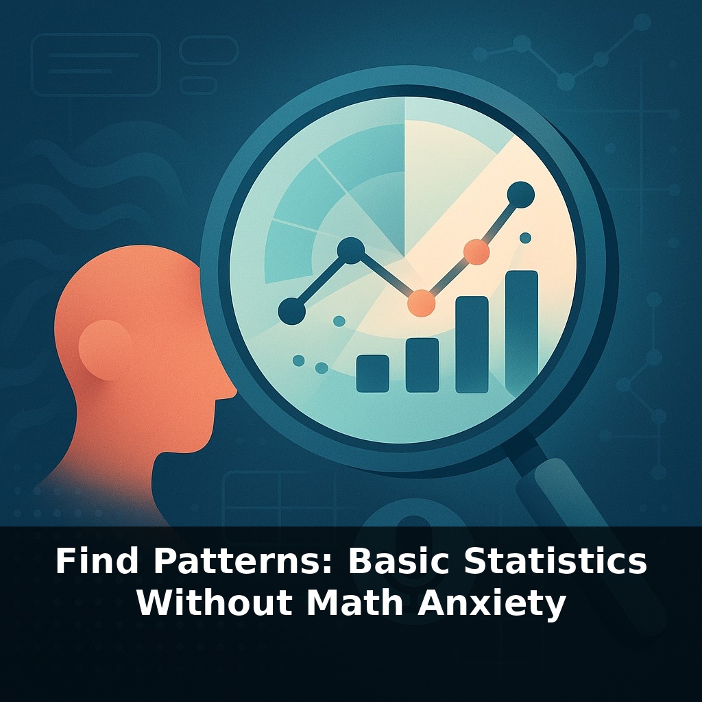Find Patterns: Basic Statistics Without Math Anxiety