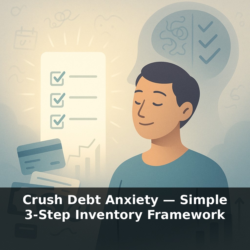 Crush Debt Anxiety — Simple 3-Step Inventory Framework