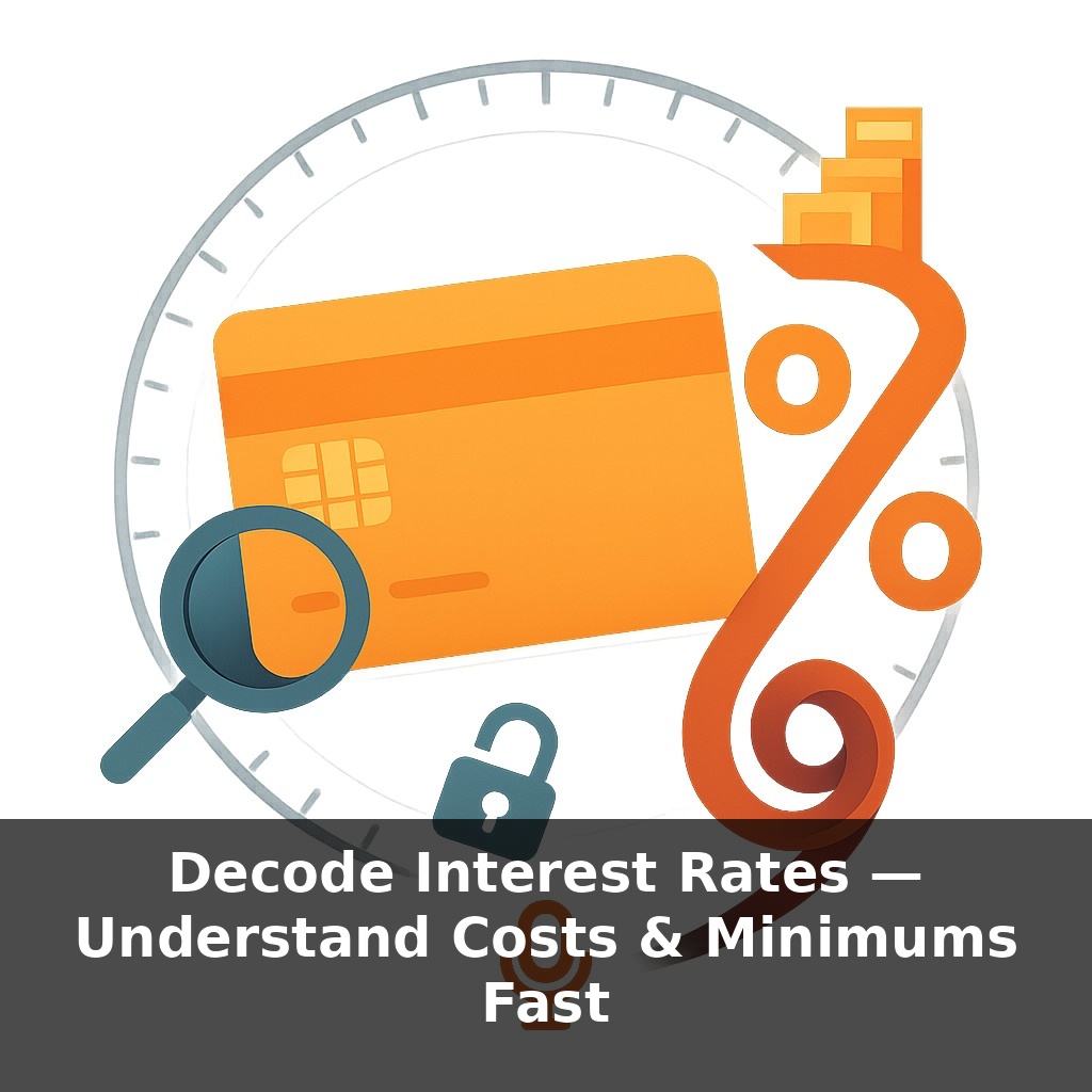 Decode Interest Rates — Understand Costs & Minimums Fast