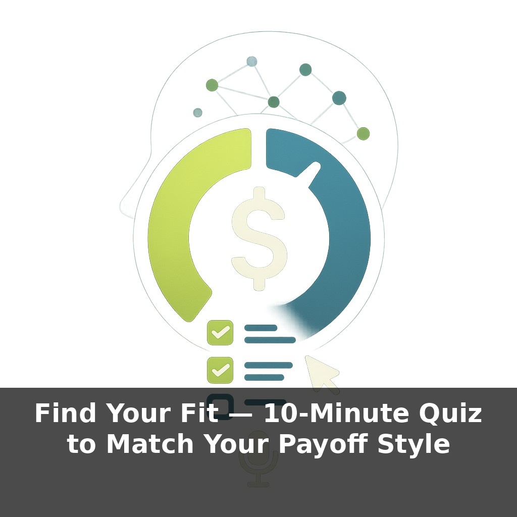 Find Your Fit — 10-Minute Quiz to Match Your Payoff Style
