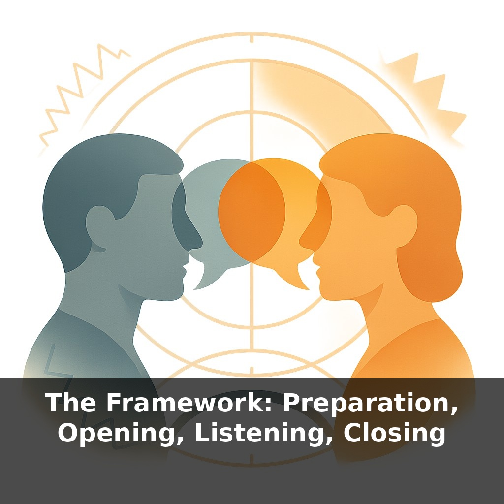 The Framework: Preparation, Opening, Listening, Closing