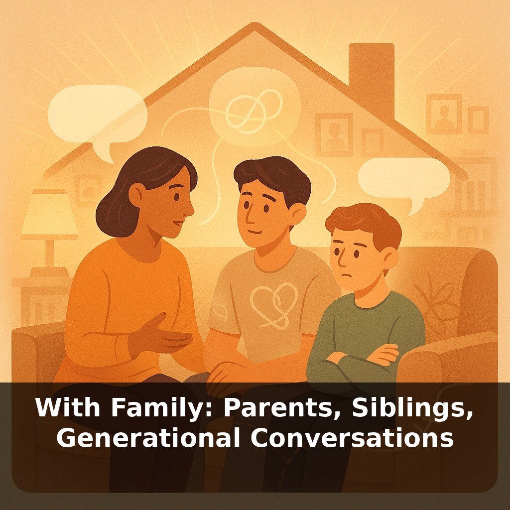 With Family: Parents, Siblings, Generational Conversations
