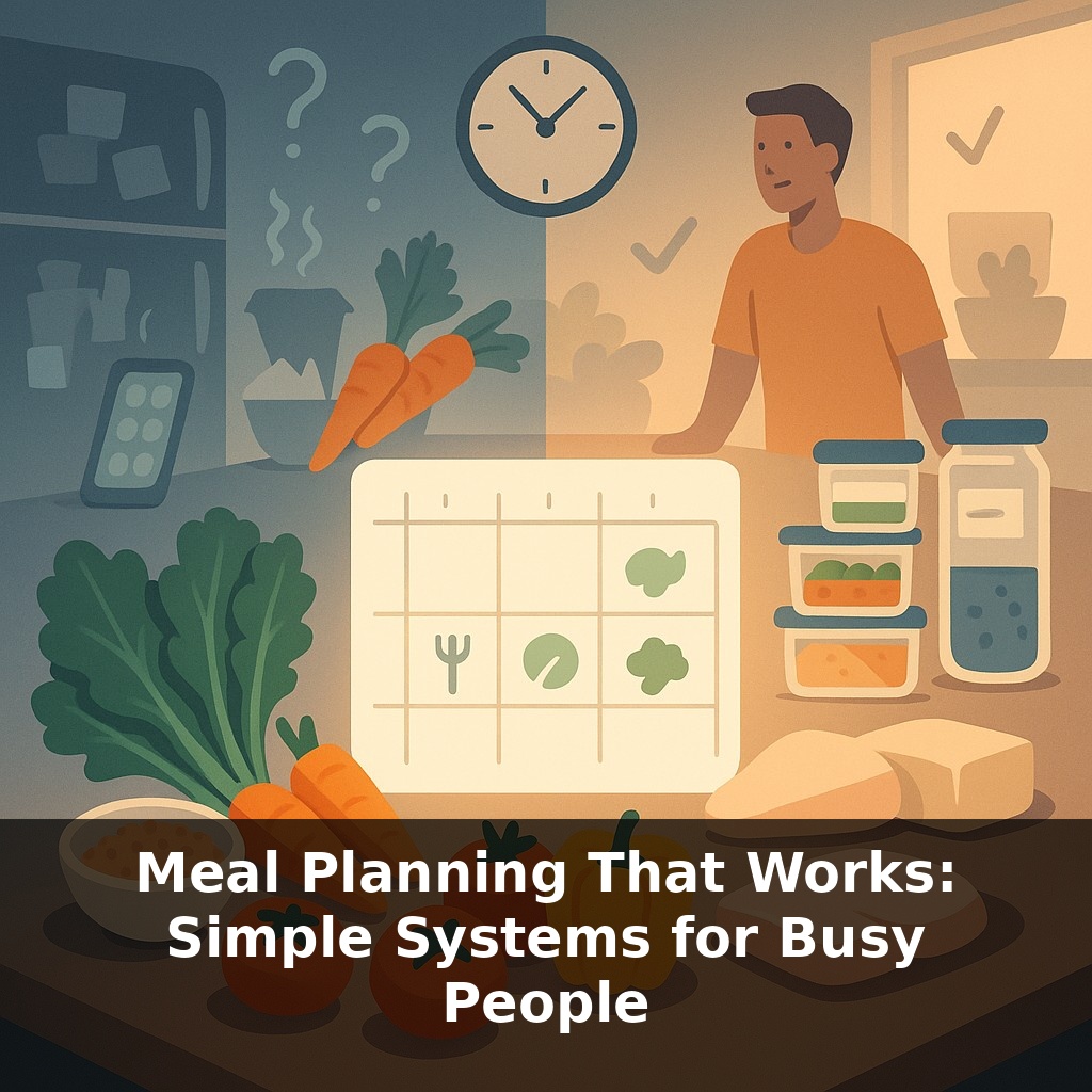 Meal Planning That Works: Simple Systems for Busy People