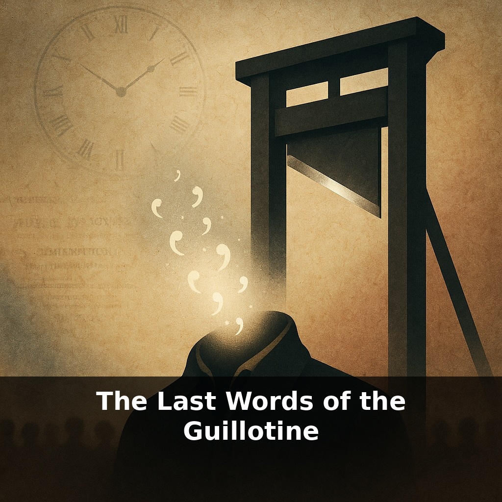 The Last Words of the Guillotine