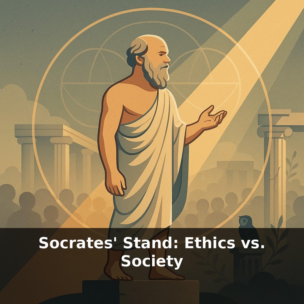 Socrates' Stand: Ethics vs. Society