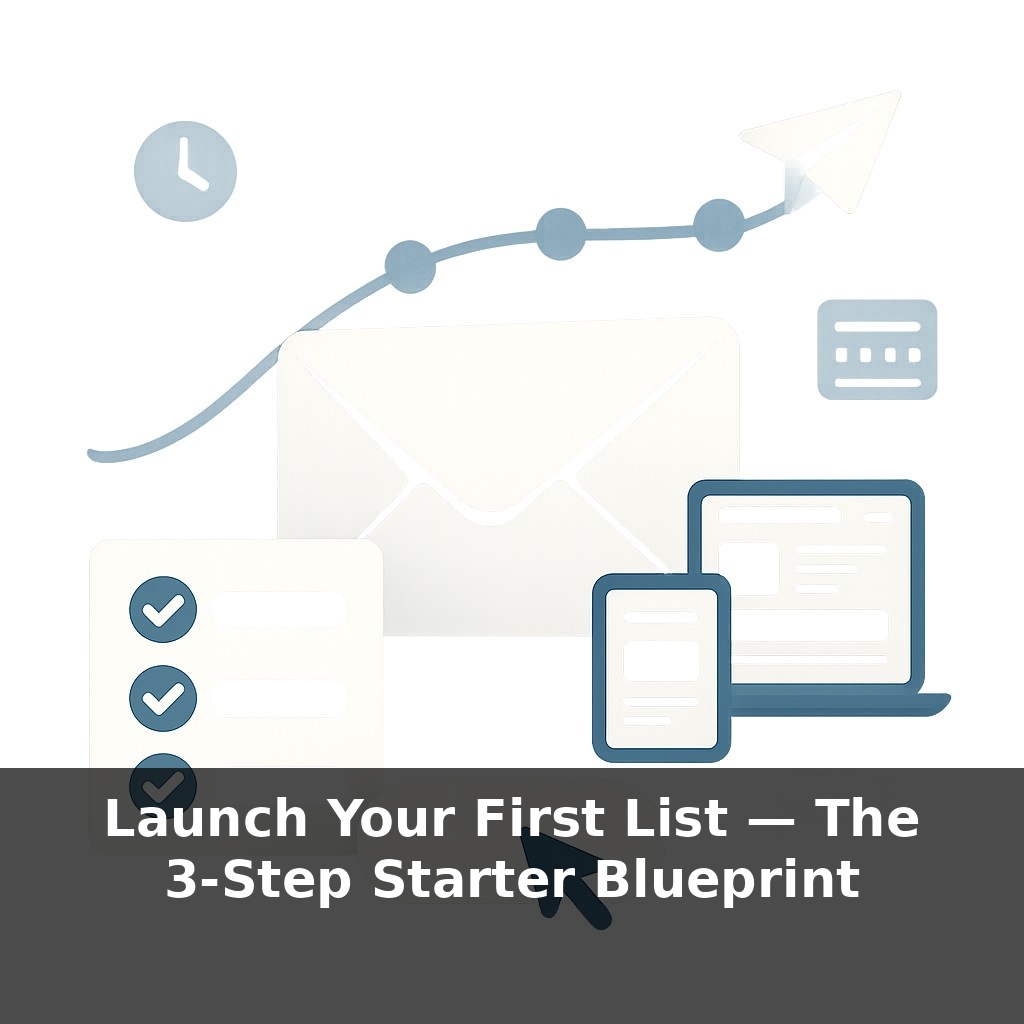 Launch Your First List — The 3-Step Starter Blueprint