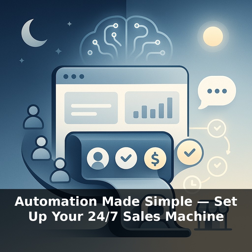 Automation Made Simple — Set Up Your 24/7 Sales Machine