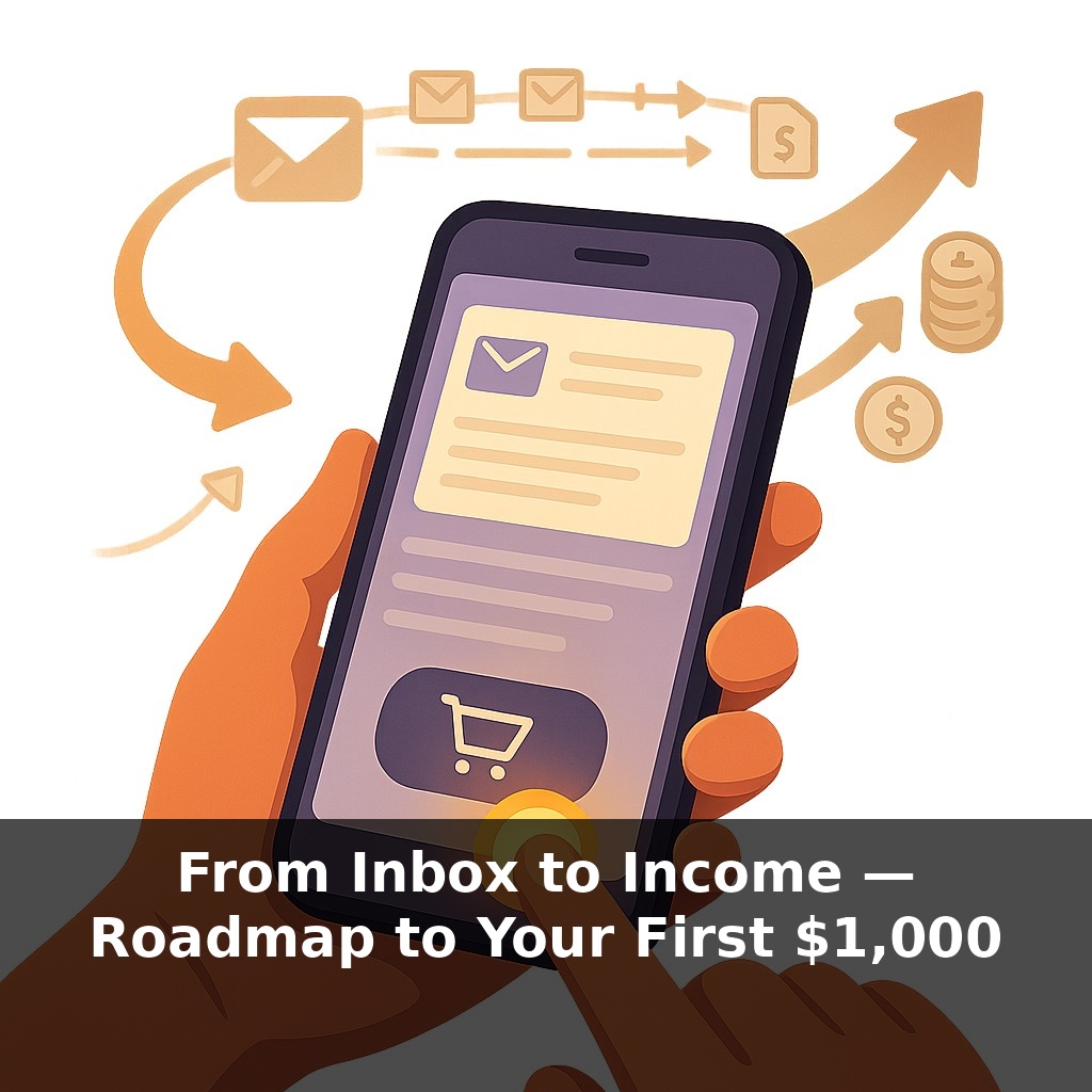 From Inbox to Income — Roadmap to Your First $1,000