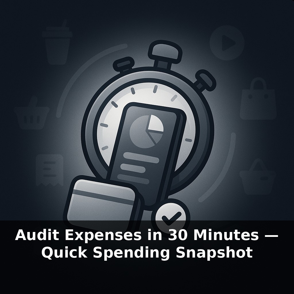 Audit Expenses in 30 Minutes — Quick Spending Snapshot