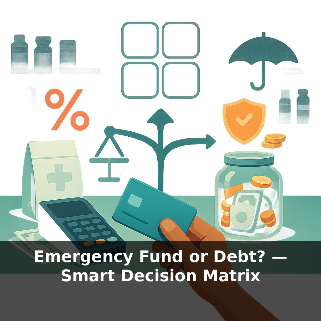 Emergency Fund or Debt? — Smart Decision Matrix