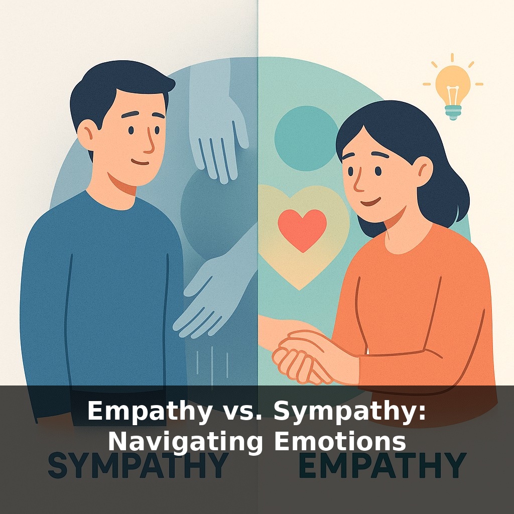 Empathy vs. Sympathy: Navigating Emotions
