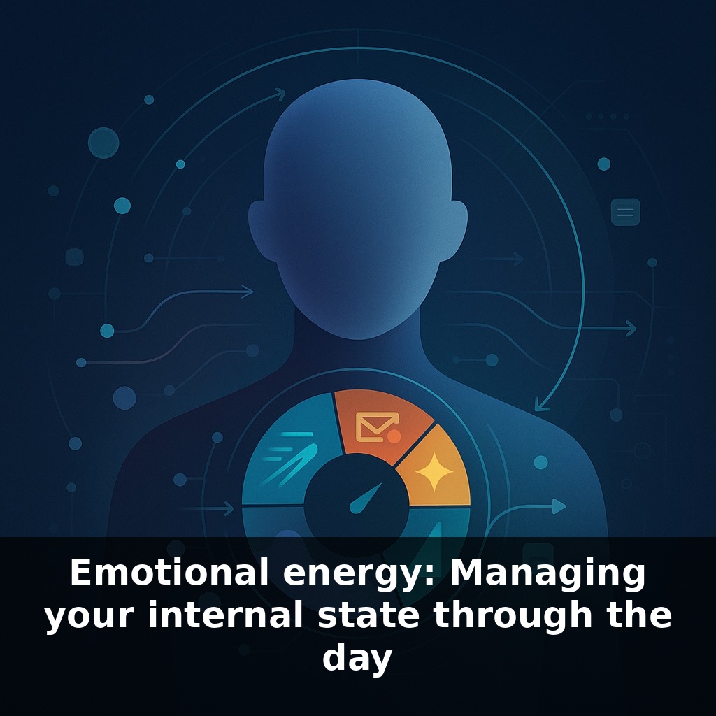 Emotional energy: Managing your internal state through the day