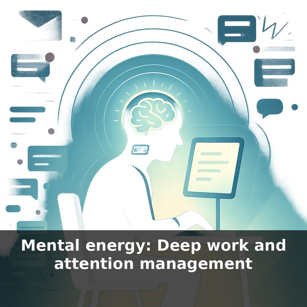 Mental energy: Deep work and attention management