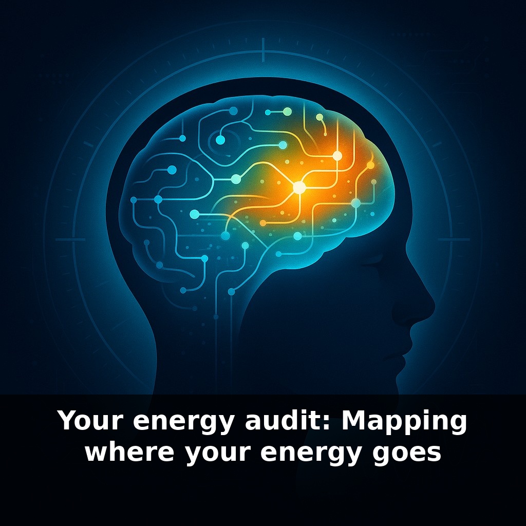 Your energy audit: Mapping where your energy goes