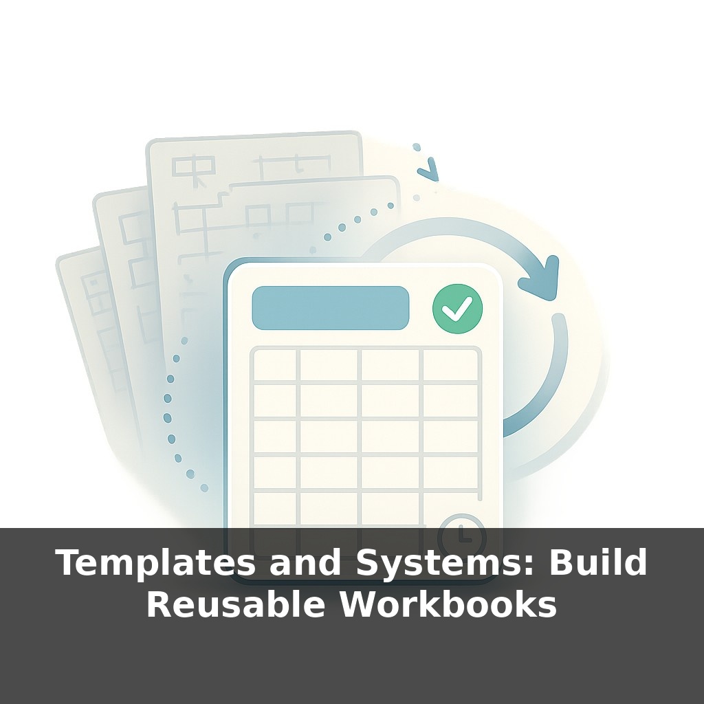 Templates and Systems: Build Reusable Workbooks