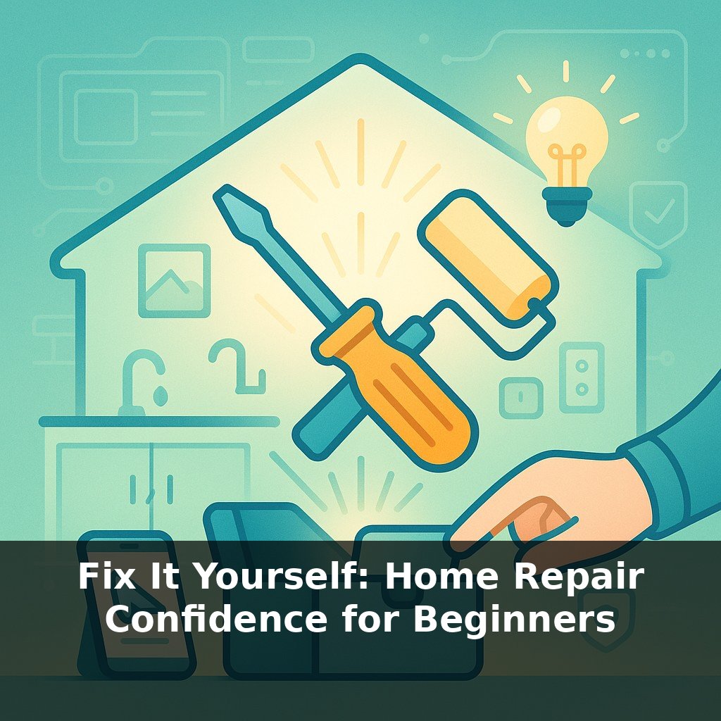 Fix It Yourself: Home Repair Confidence for Beginners