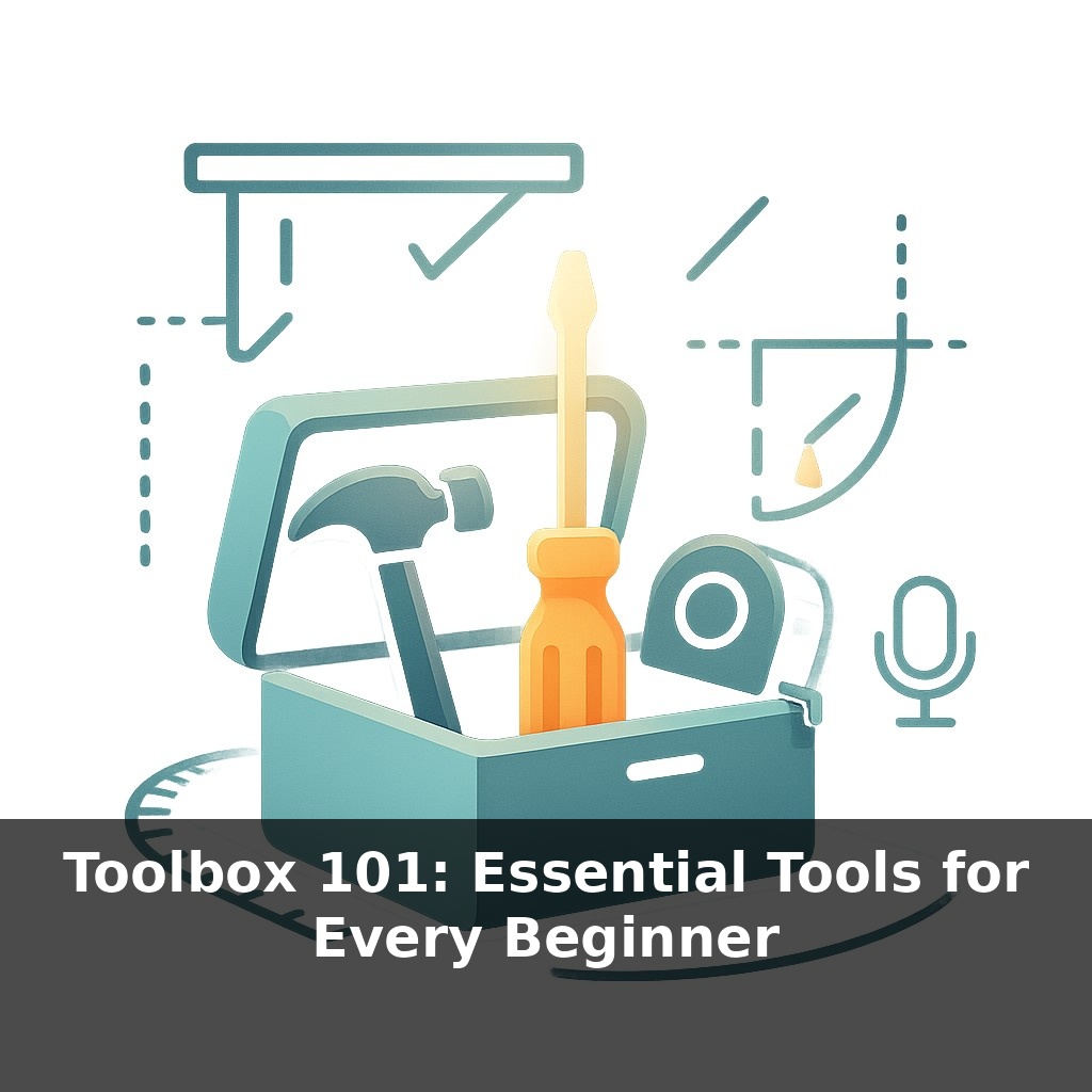 Toolbox 101: Essential Tools for Every Beginner
