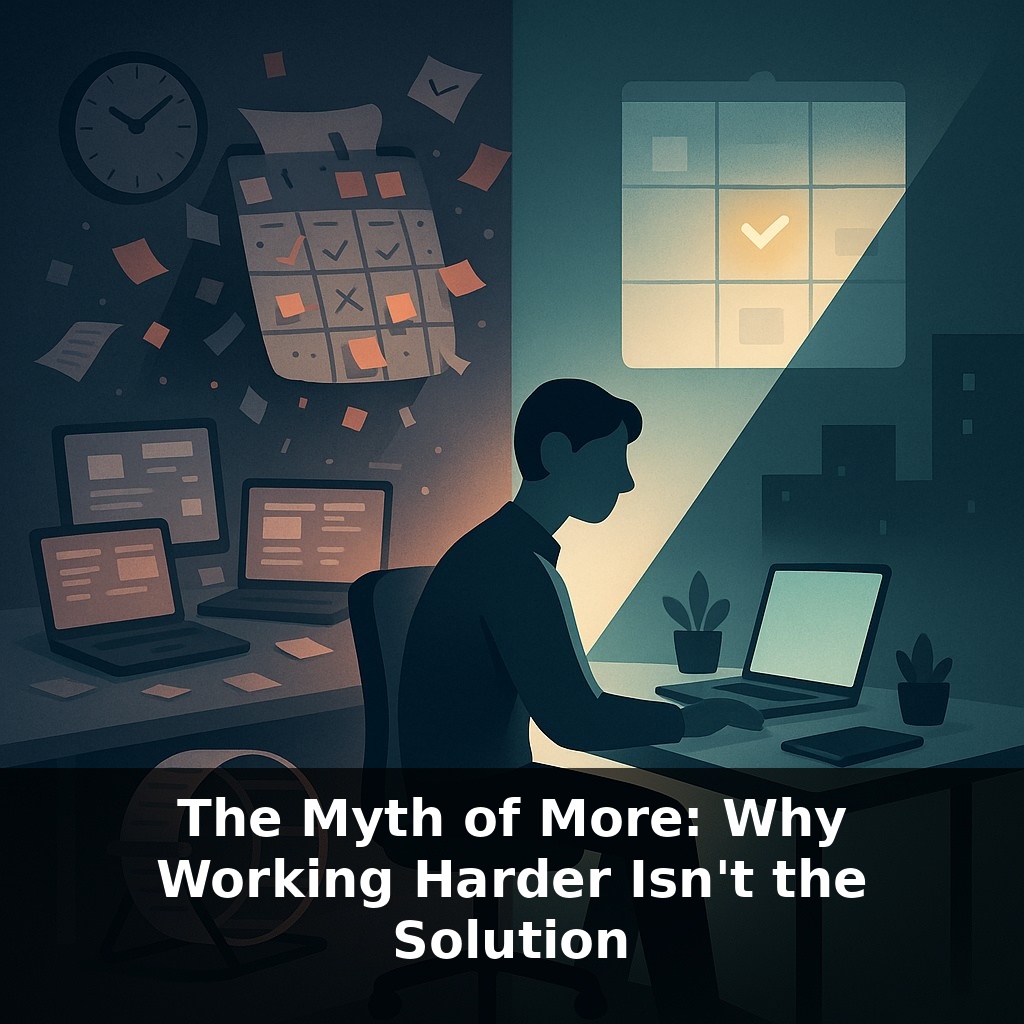 The Myth of More: Why Working Harder Isn't the Solution