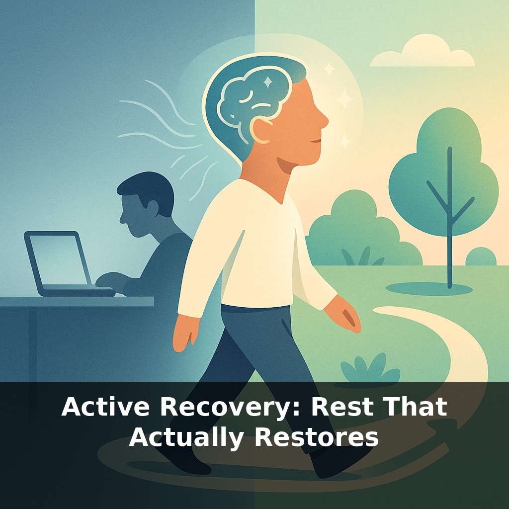Active Recovery: Rest That Actually Restores